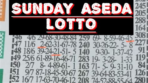 aseda lotto code